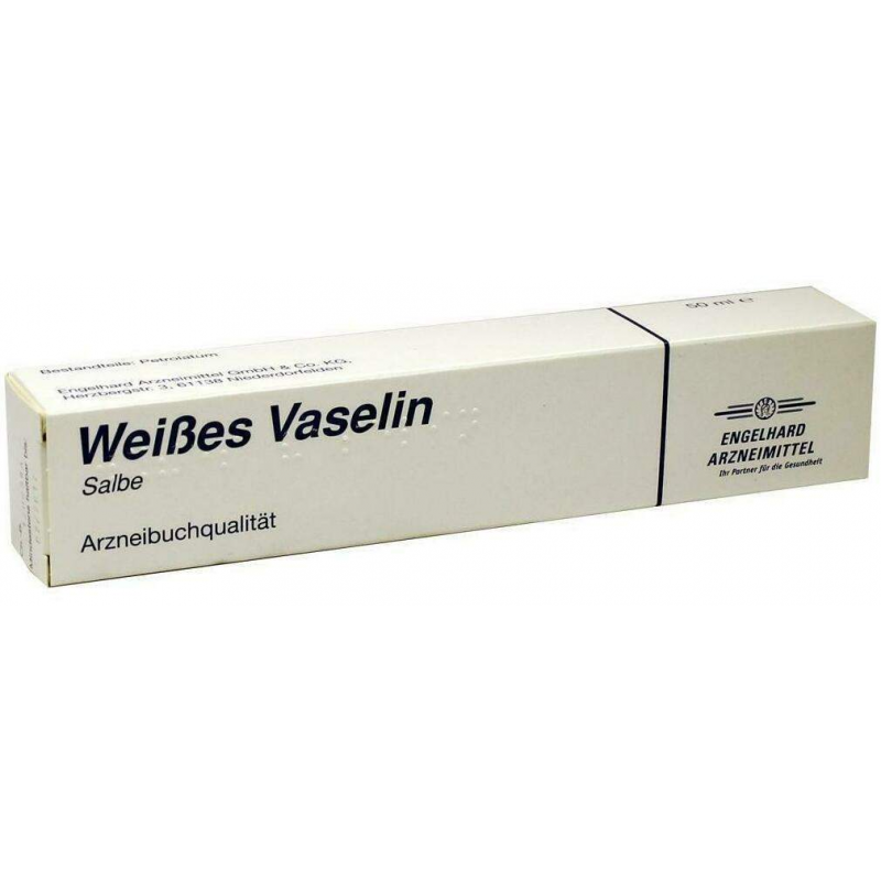 Weißes Vaselin in der Tube 50 ml Salbe