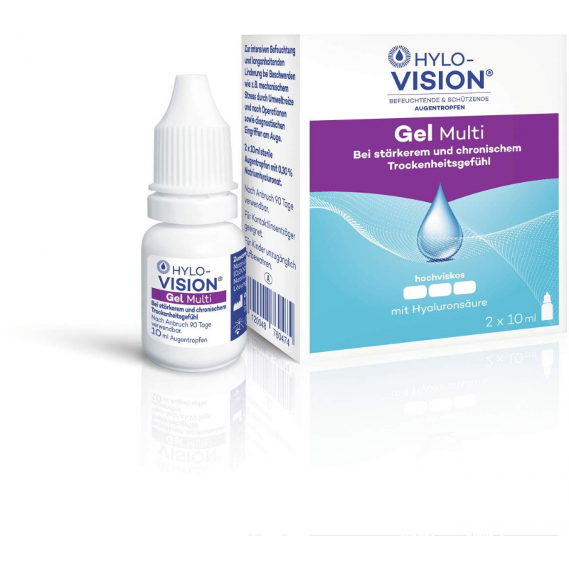 Hylo Vision Gel Multi Augentropfen 2 x 10 ml