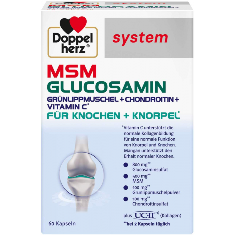 Doppelherz System Msm Glucosamin 60 Kapseln