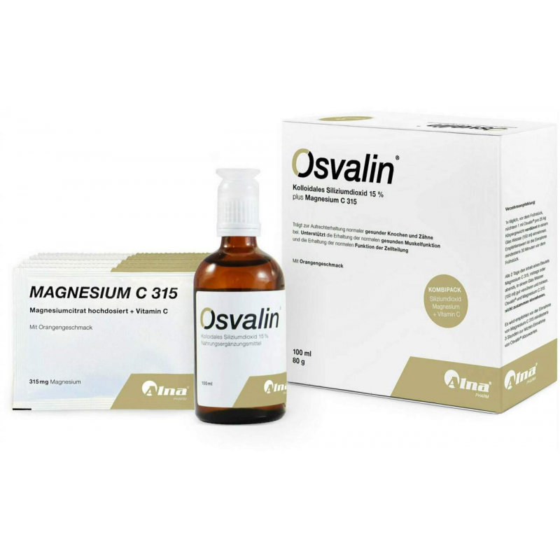 Osvalin 100 ml Silizium + 80 G Magnesium Kombipackung 1 Stück