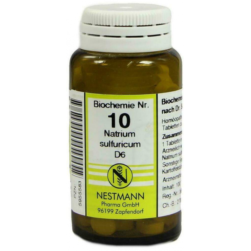 Biochemie 10 Natrium Sulfuricum D 6 100 Tabletten