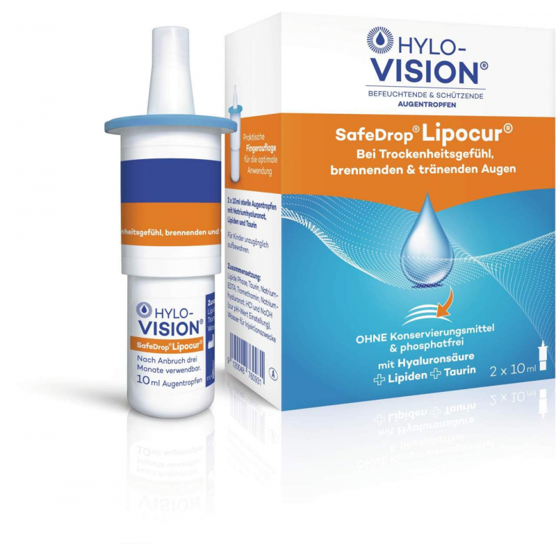 Hylo-Vision SafeDrop Lipocur 2 x 10 ml Augentropfen
