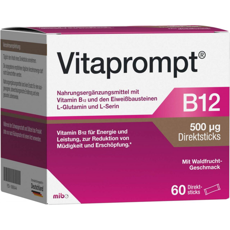Vitaprompt B12 500 µg Direktsticks 60 Stück