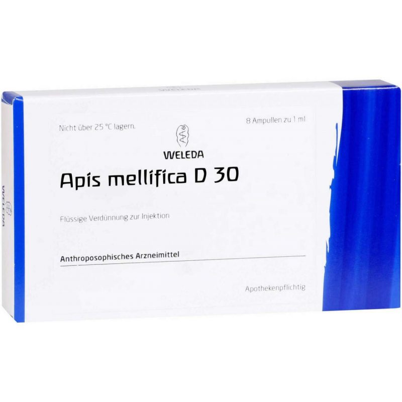 Weleda Apis Mellifica D30 8 X 1 ml Ampullen