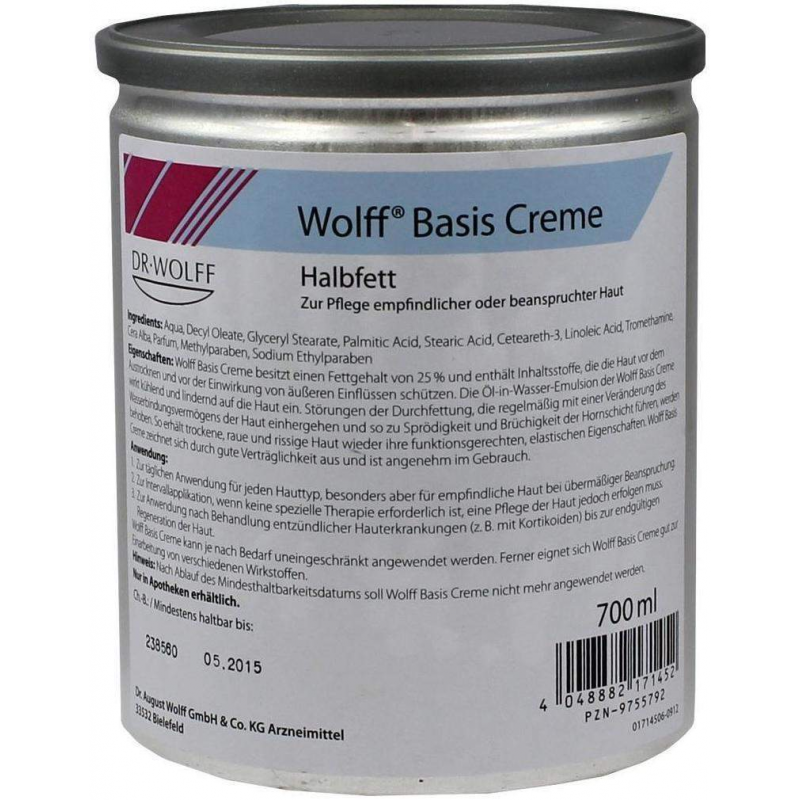 Wolff Basiscreme Halbfett