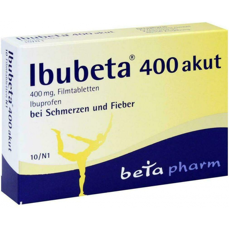 Ibubeta 400 Akut 10 Filmtabletten