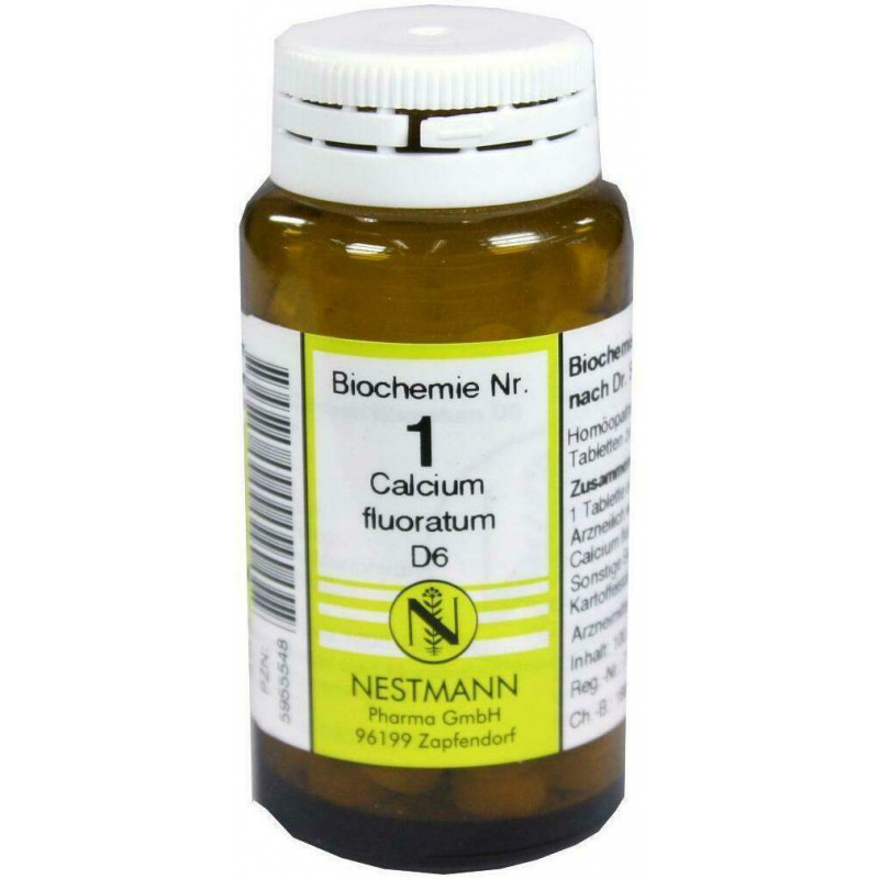 Biochemie 1 Calcium Fluoratum D 6 100 Tabletten
