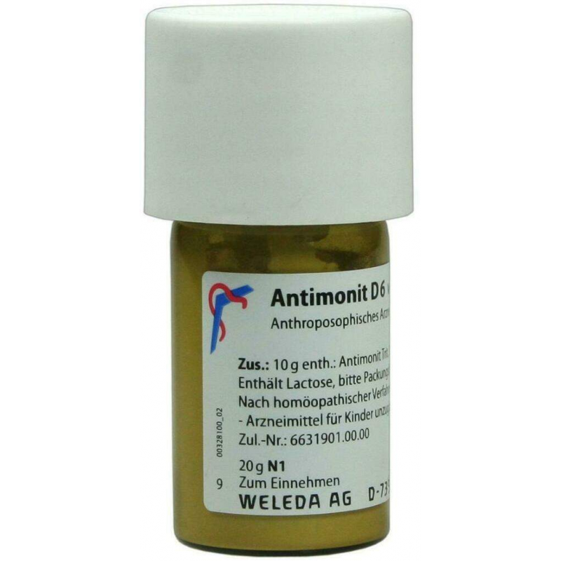 Weleda Antimonit D6 20 G Trituration