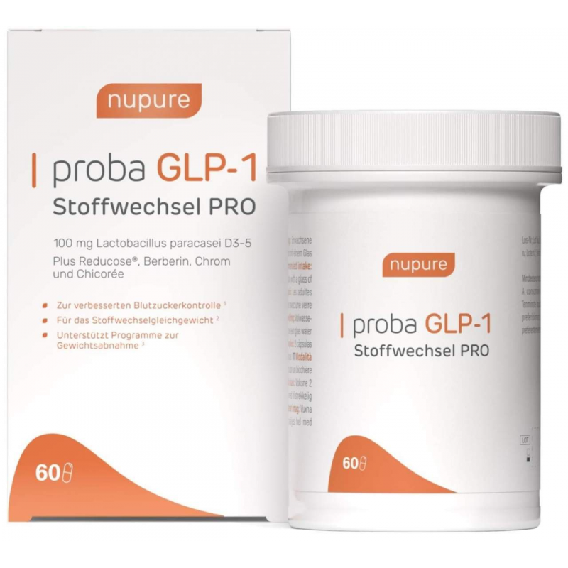 NUPURE proba GLP-1 Stoffwechsel PRO 60 magensaftresistente Kapseln