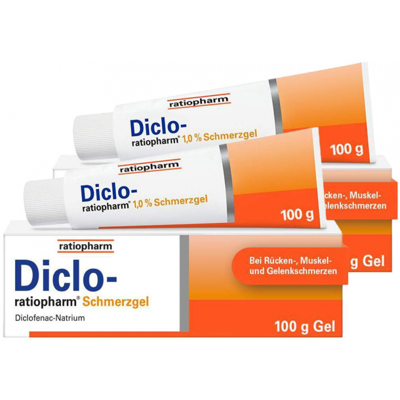 Sparset Diclo-ratiopharm Schmerzgel 2 x 100 g