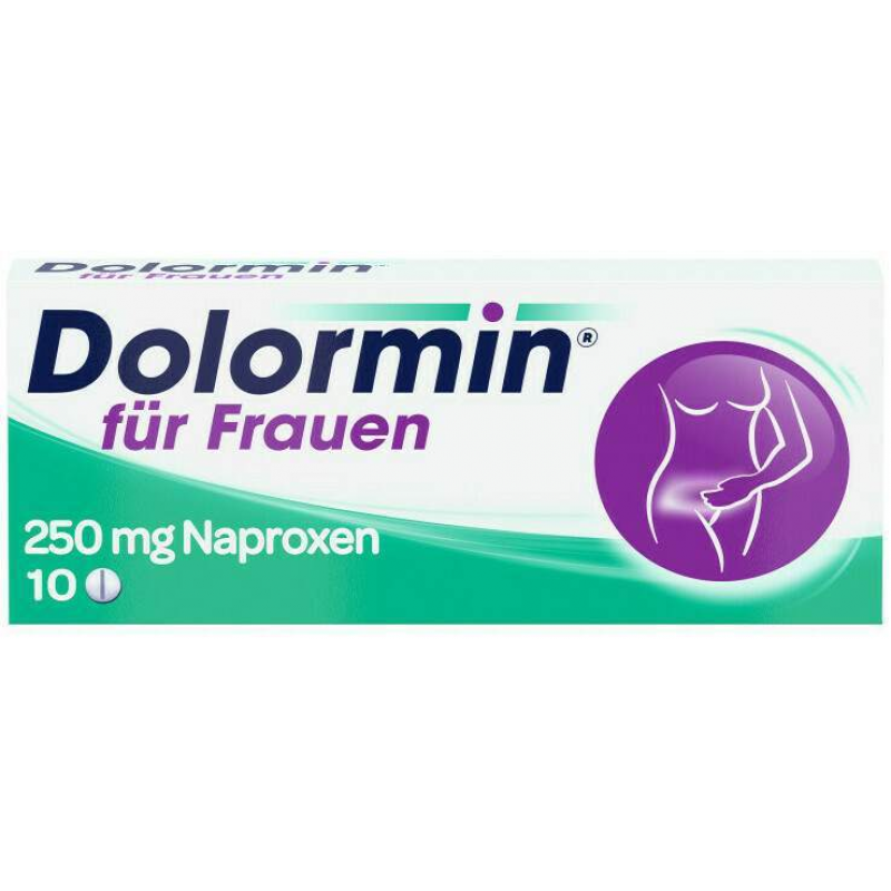 Dolormin für Frauen mit Naproxen 10 Tabletten