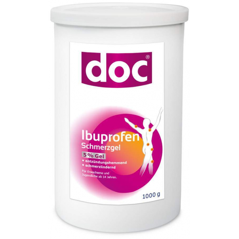 Doc Ibuprofen Schmerzgel Spenderkartusche 1 Kg Gel