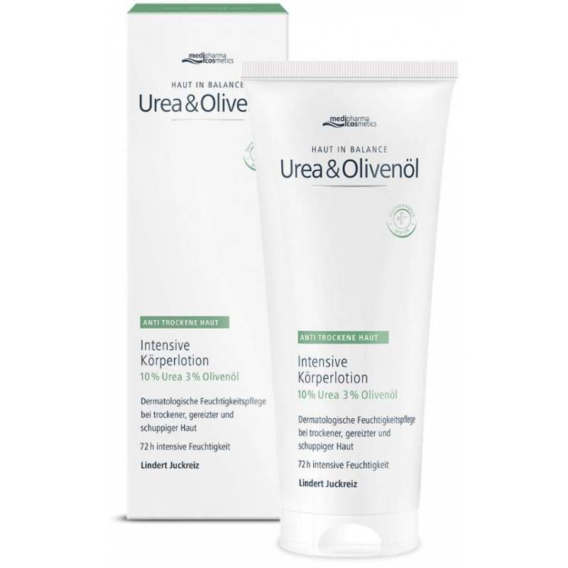Haut in Balance Urea & Olivenöl Dermatologischer intensive Körperbalsam 5% 200 ml