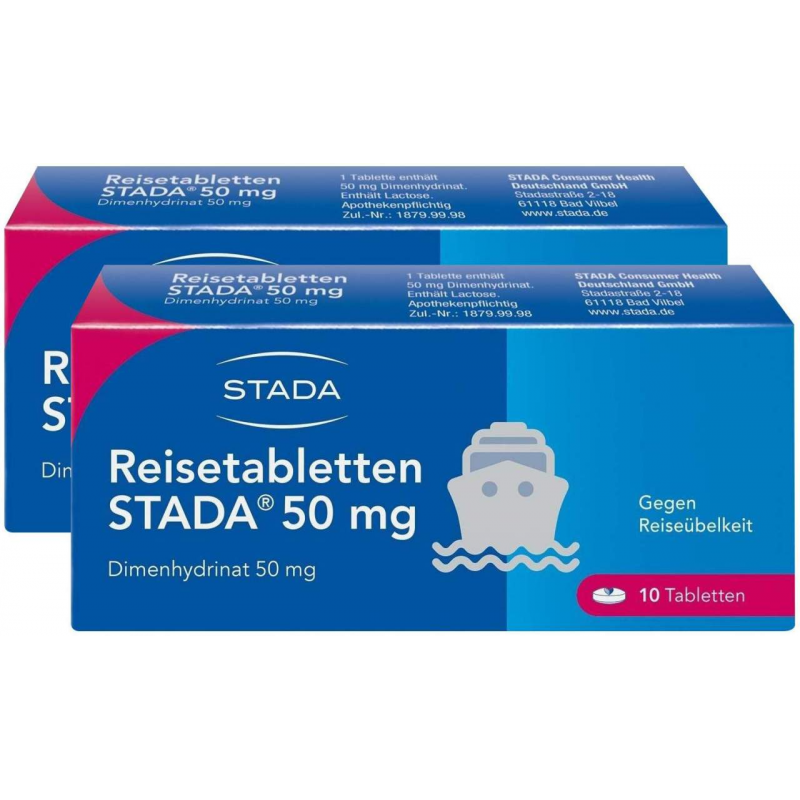 Reisetabletten Stada 2 x 10 Stück