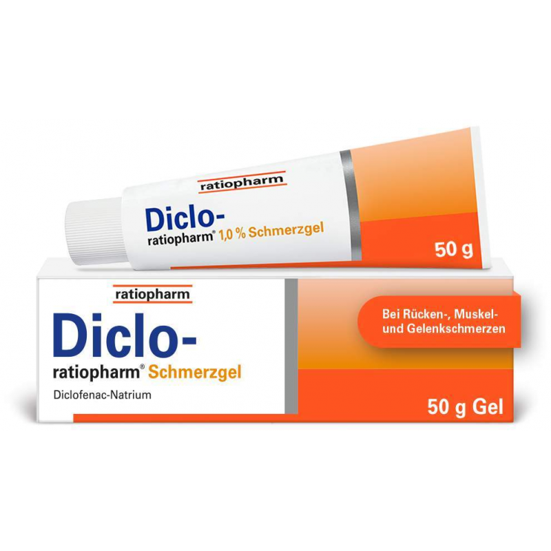 Diclo-ratiopharm Schmerzgel 50 g Gel