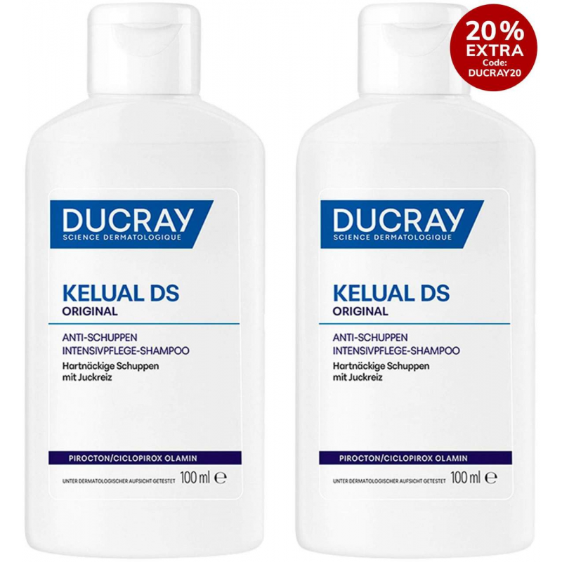 Ducray Kelual DS Anti-Schuppen Shampoo 2 x 100 ml
