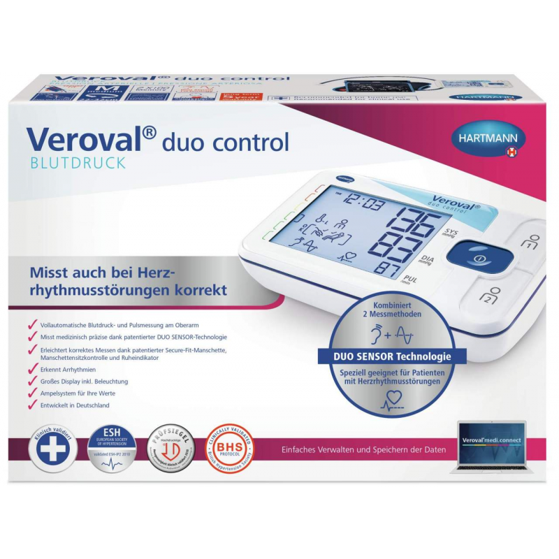 Veroval Duo Control Oberarm - Blutdruckmessgerät