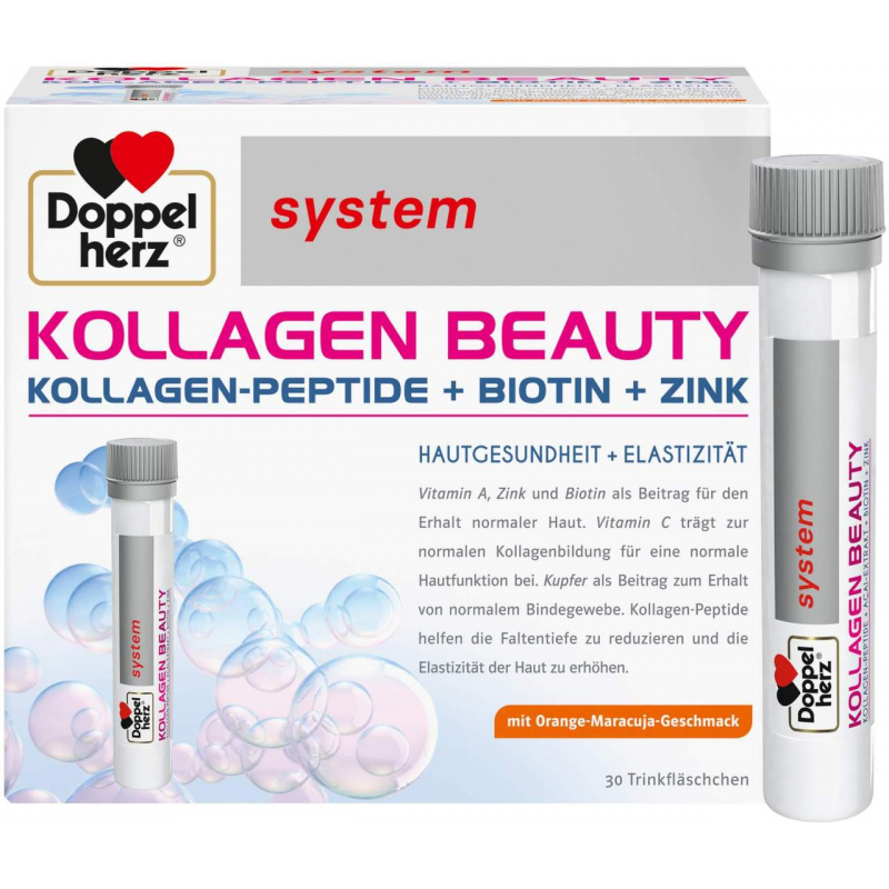 Doppelherz system Kollagen Beauty Orange-Maracuja-Geschmack 30 Ampullen