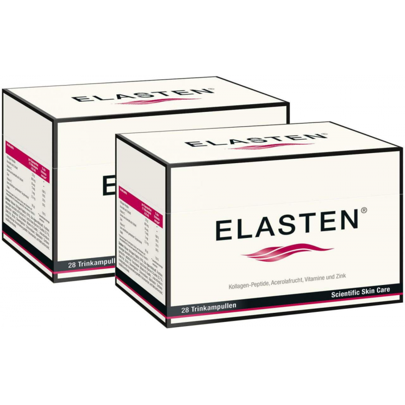 Doppelset Elasten Trinkampullen 2 x 28 Trinkampullen
