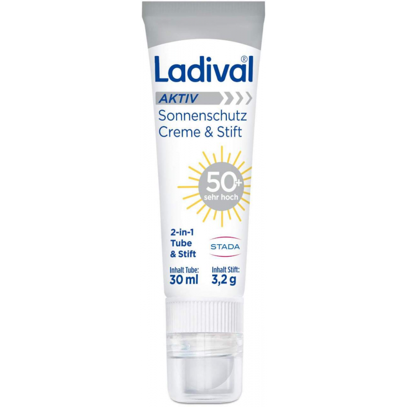 Ladival Aktiv Sonnenschutz Creme & Stift LSF 50+ 30 ml