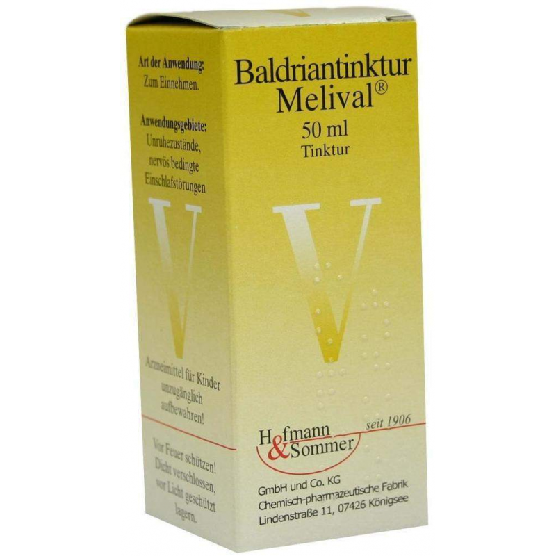 Baldriantinktur Melival 50 ml Tinktur