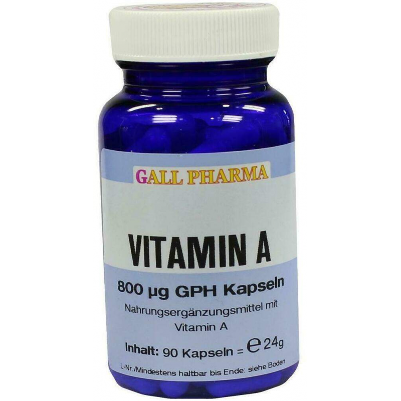 Vitamin A 800 µg Gph 90 Kapseln