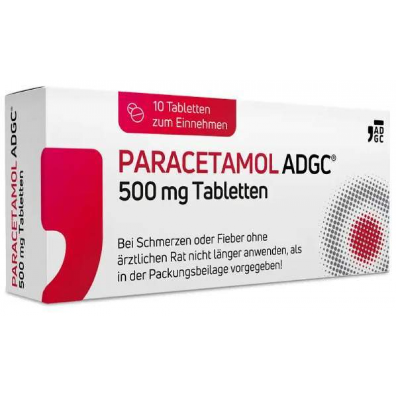 Paracetamol Adgc 500 mg Tabletten 20 Stück
