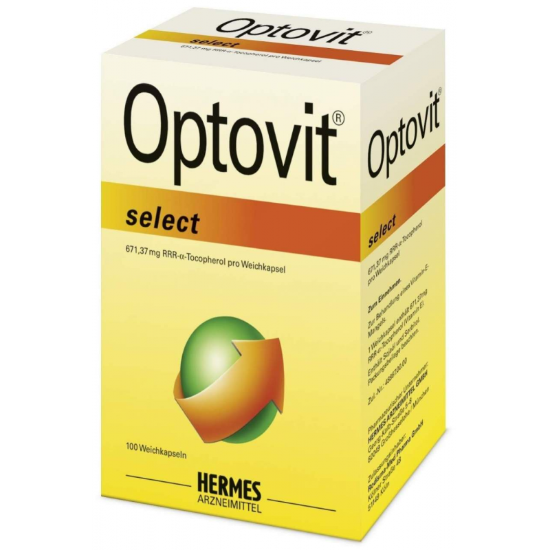 Optovit select 1000 I.E. Vitamin-E 100 Kapseln