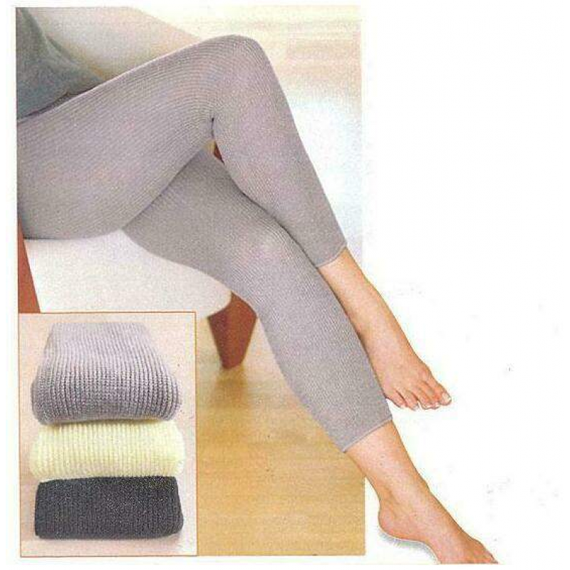 Thermo Leggings Einheitsgröße, grau