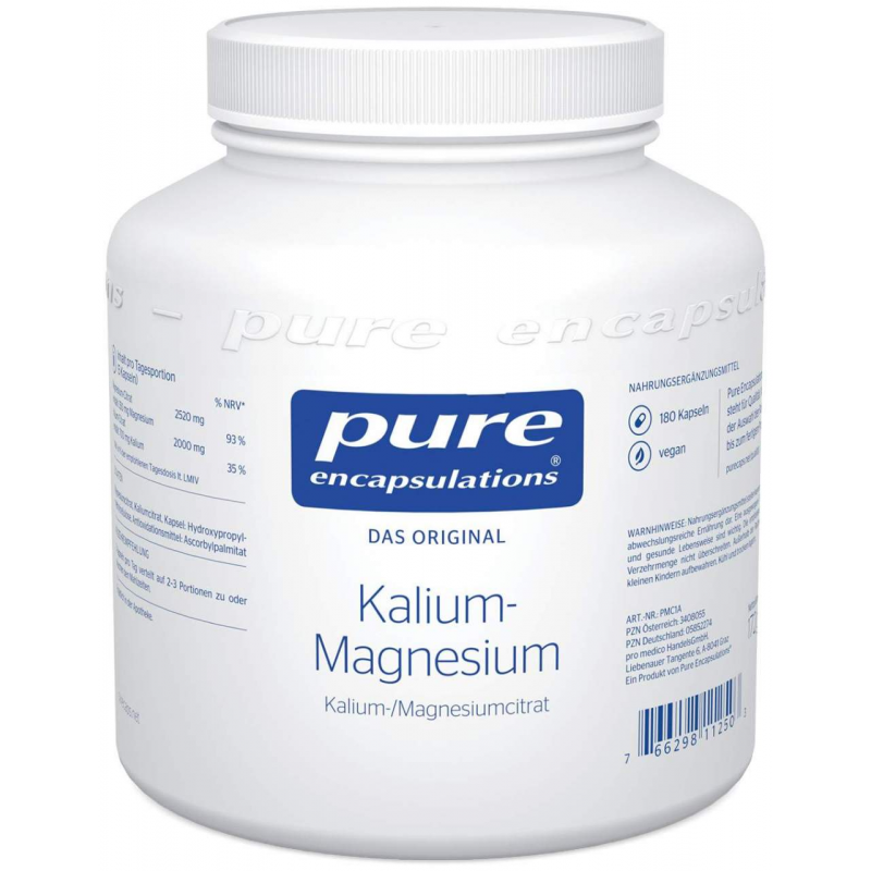 Pure Encapsulations Kalium Magnesium Citrat 180 Kapseln