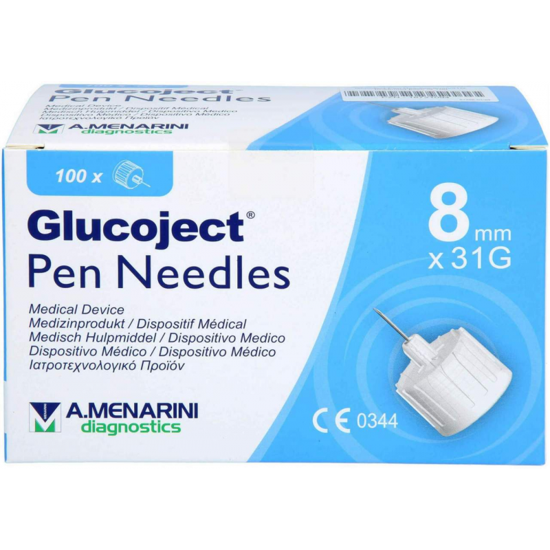 Glucoject Pen-Nadeln 31 Gx8 mm 0,25 mm