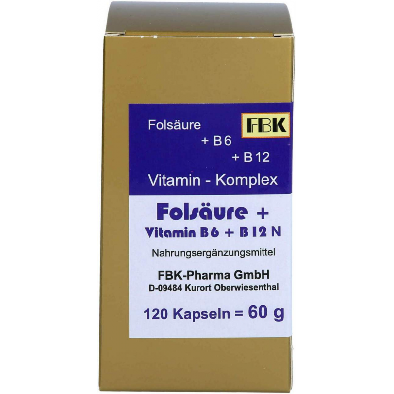 Folsäure+vitamin B6+b12 Komplex N Kapseln 10 Stück
