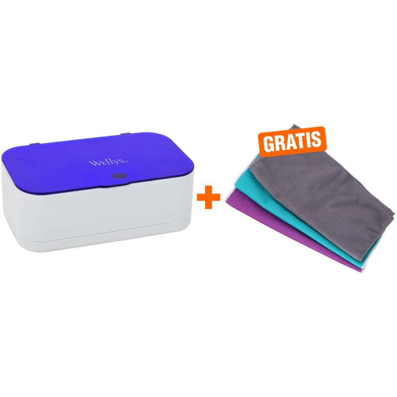 Brillenreiniger Welleys + GratisMikrofaser Tücher Set 3-tlg.