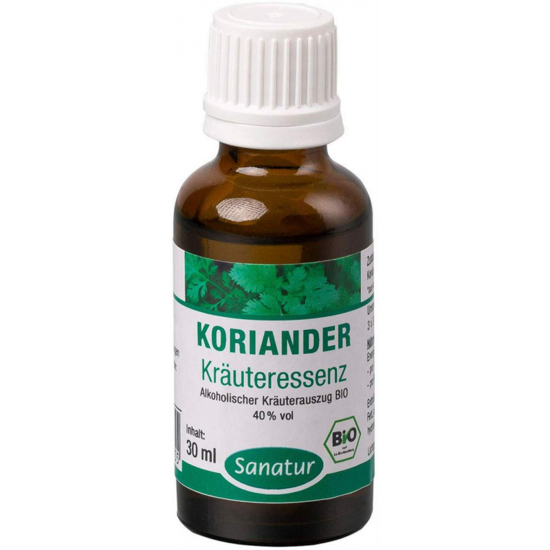 Koriander Kräuter Essenz Tropfen