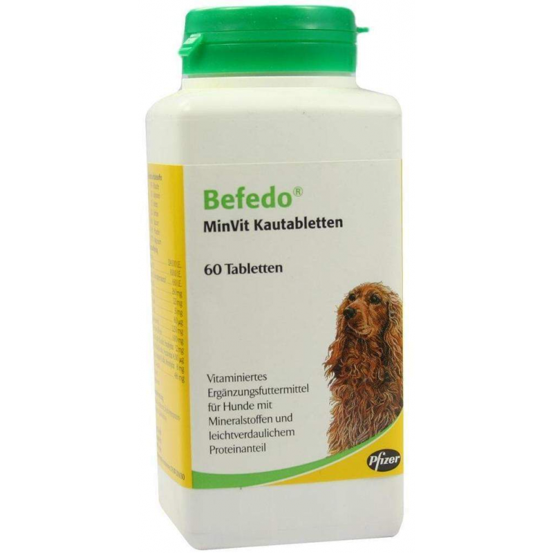 Befedo Minvit Kautabletten Für Hunde 60 Kautabletten