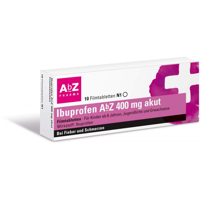 Ibuprofen Abz 400 mg Akut 10 Filmtabletten