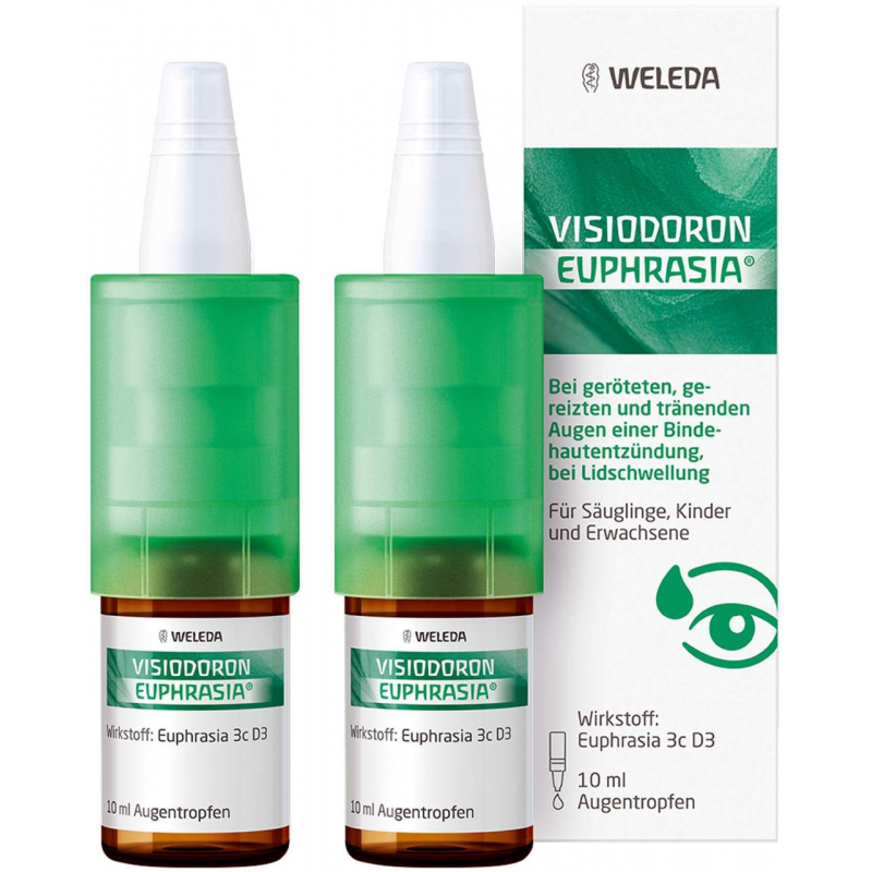 Weleda Visiodoron Euphrasia Augentropfen 2 x 10 ml