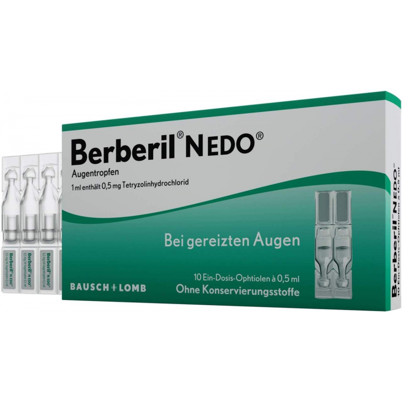 Berberil N EDO Augentropfen 10 x 0,5 ml