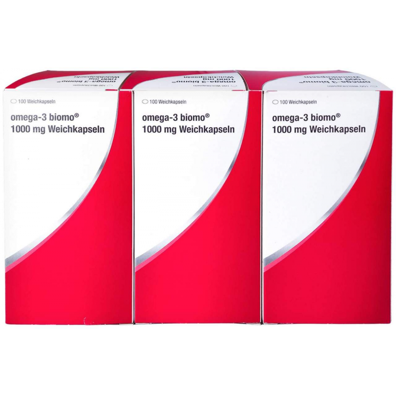 Omega-3 Biomo 1000 mg 300 Weichkapseln