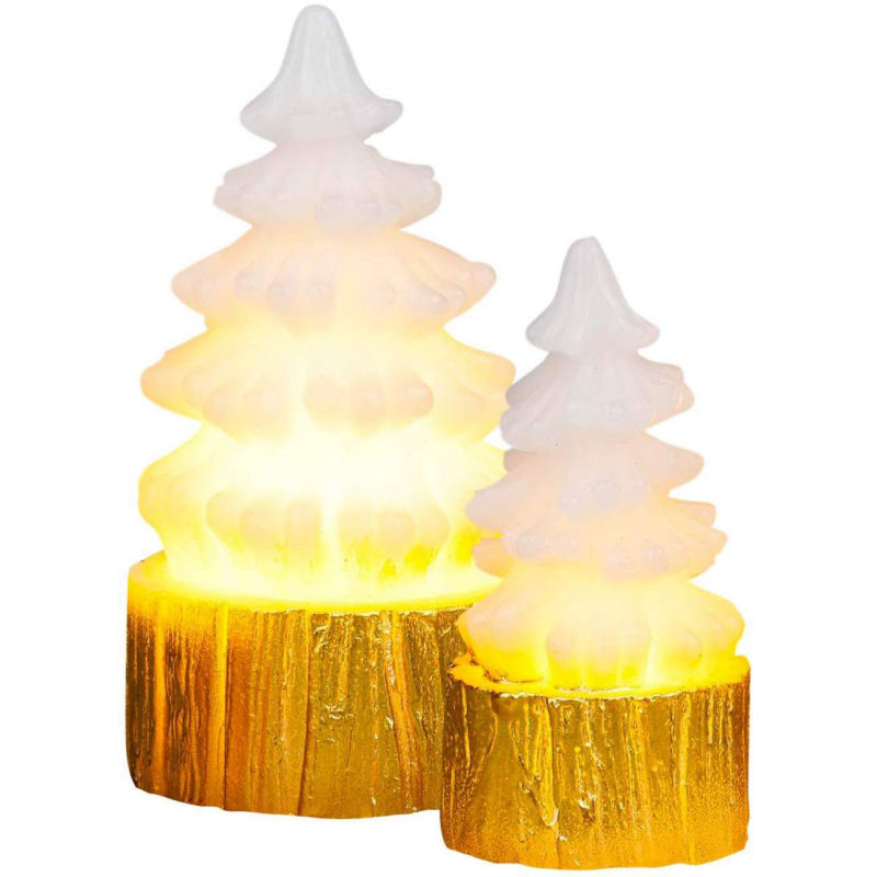 LED Weihnachtsbaum Echtwachskerzen 2 Stück