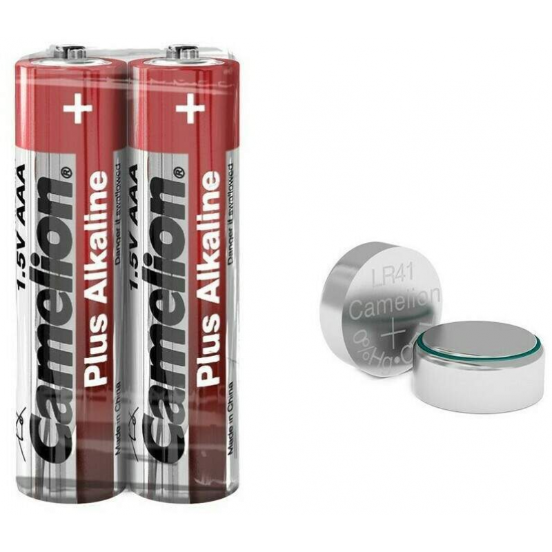 Batterien Set für 3201175 Ohr-Reiniger, 4xAlkaline AG3+2xAAABatterien Camelion