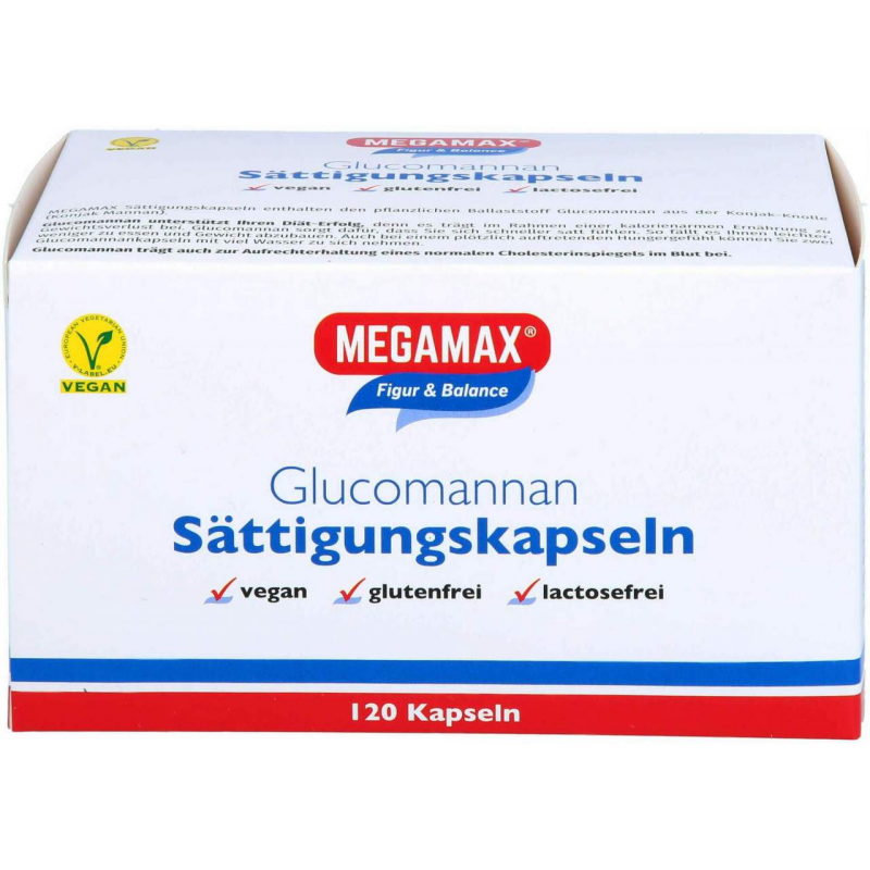 Megamax Sättigungskapseln Glucomannan