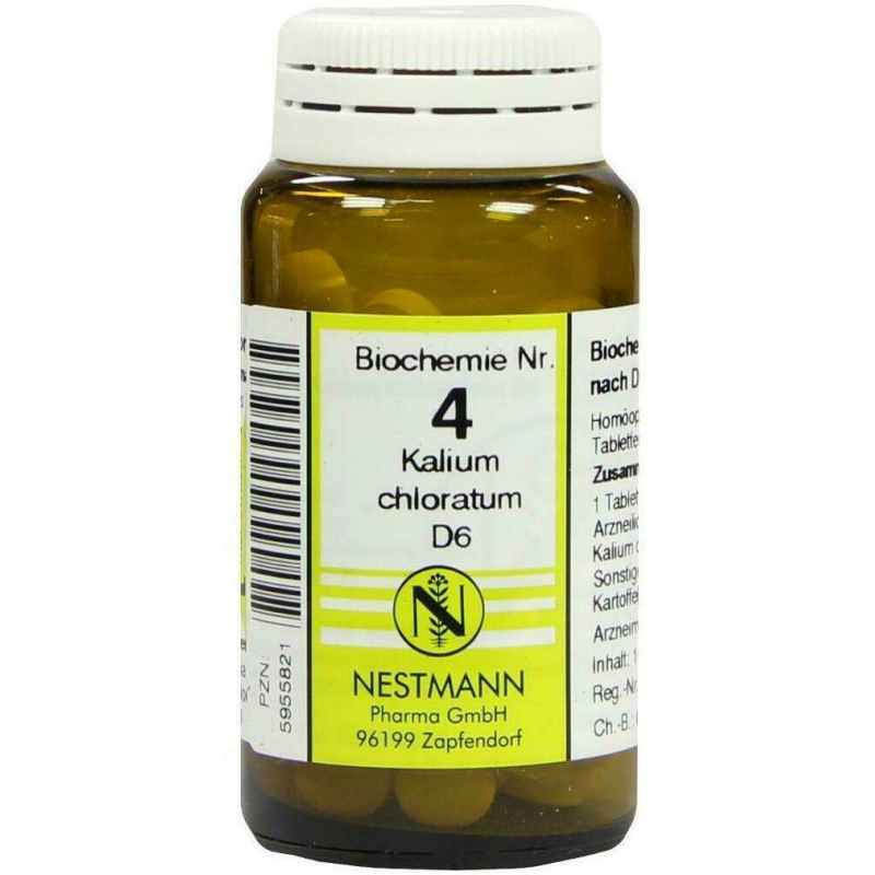 Biochemie 4 Kalium Chloratum D 6 100 Tabletten