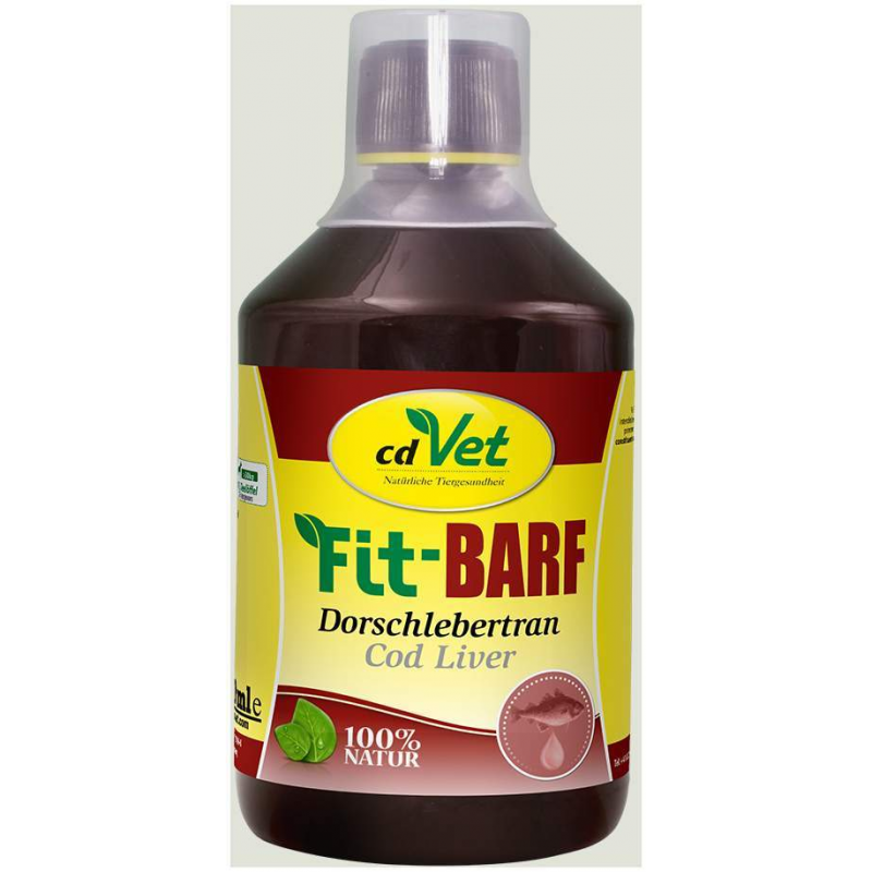 Fit-Barf Dorschlebertran Vet 500 ml