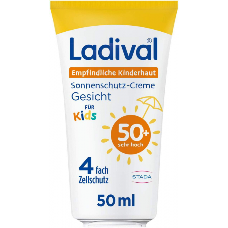 Ladival Empfindliche Kinderhaut Creme Gesicht&Körper Lsf 50+ 50 ml