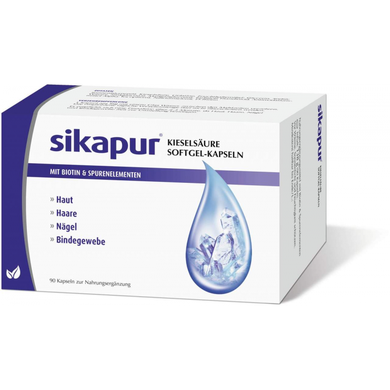 Sikapur Kieselsäure Softgel 90 Kapseln M