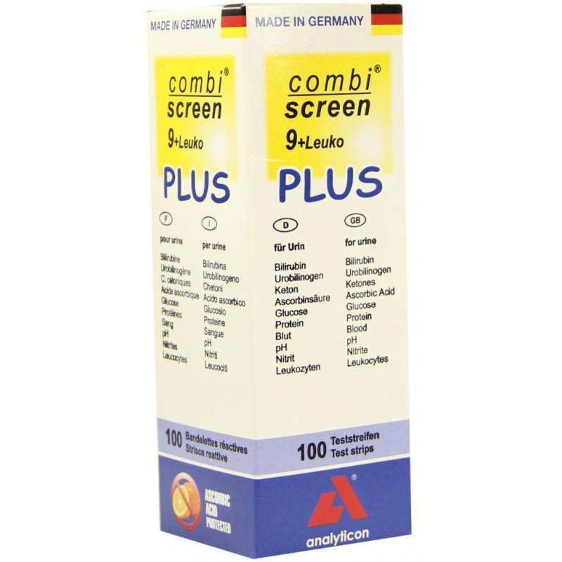 Combiscreen 9+leuko Plus Teststreifen 100 Teststreifen