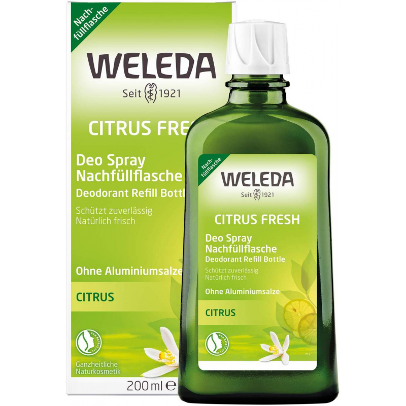Weleda Citrus Fresh Deo Spray Nachfüllflasche 200 ml