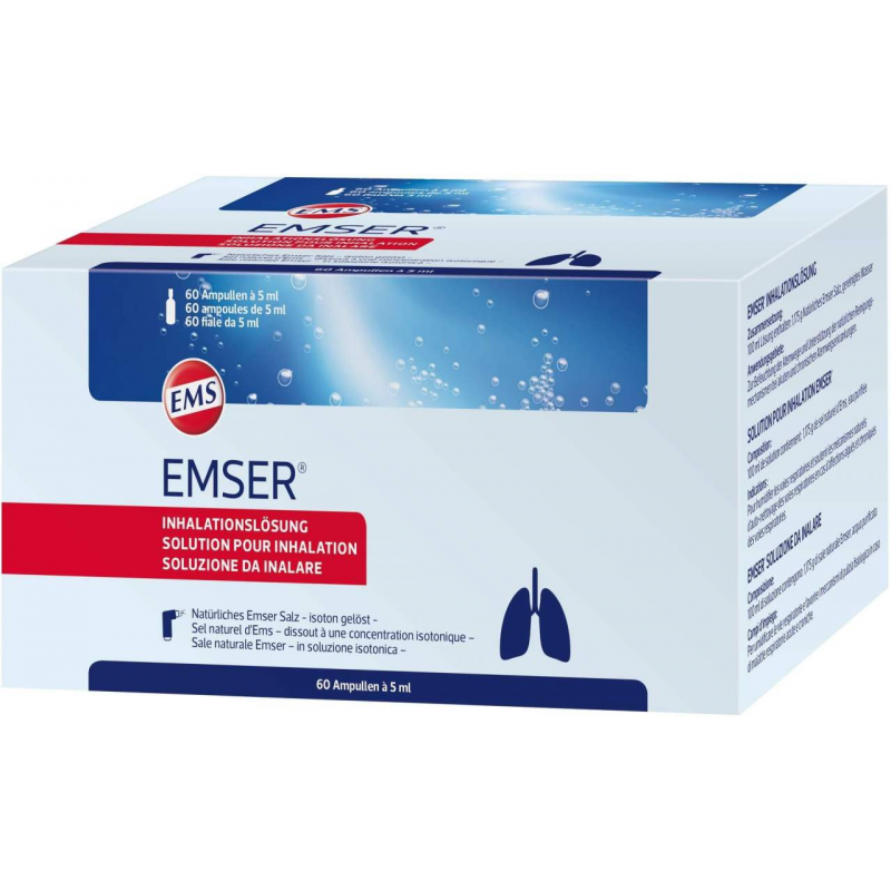 Emser Inhalationslösung 60 x 5 ml Ampullen