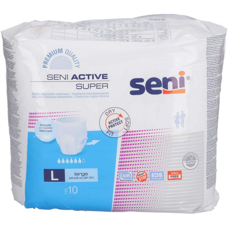 Seni Active Super Einmal Inkontinenzslip Gr L